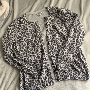 Leopard Print Cardigan!